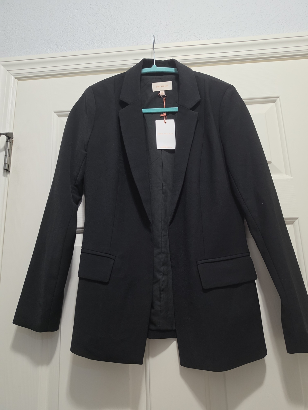 Skies Are Blue Black Women's Blazer - Size XS